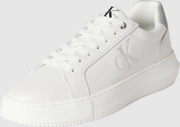 Calvin Klein Plateausneakers CHUNKY CUPSOLE LACEUP LOW ESS M met zilverkleurige details - Foto 16