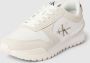 Calvin Klein Heren Irregular Lines Runner Sneakers Beige Heren - Thumbnail 3