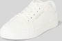 Calvin Klein Jeans Klassieke Cupsole Lage Sneakers Wit White Heren - Thumbnail 2