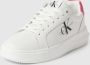 Calvin Klein Jeans Sneakers van leer model 'CHUNKY CUPSOLE LACEUP MON' - Thumbnail 5