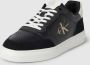 Calvin Klein Zwarte Polyester Sportieve Sneakers met Stijlvol Print Black Heren - Thumbnail 2