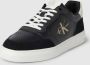 Calvin Klein Zwarte Polyester Sportieve Sneakers met Stijlvol Print Black Heren - Thumbnail 4