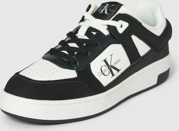 Calvin Klein Jeans Sneakers van leer in two-tone-stijl