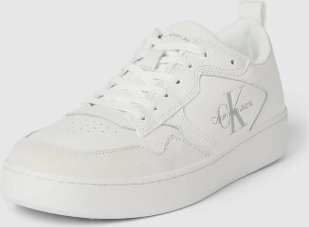 Calvin Klein YM0YM00574 Basket Cupsole Low Heren Sneaker 0K4-Triple-B.White - Foto 6