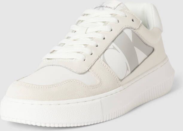 Calvin Klein Jeans Sneakers van leer met labeldetails model 'CHUNKY'