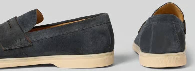 Carl gross Loafers van echt leer in suèdelook - Foto 2