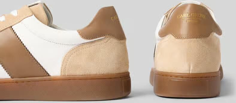 Carl gross Sneakers van echt leer met logodetail model 'Urs' - Foto 2