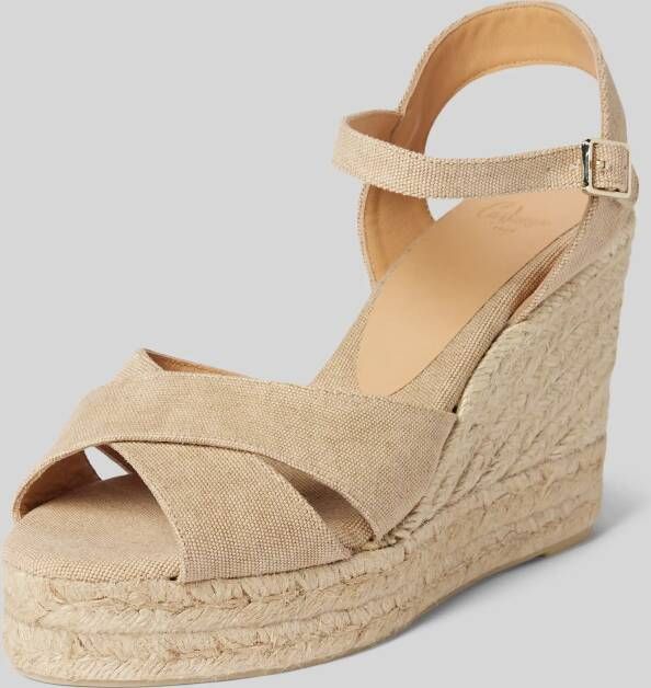 Castañer Wedges met bevestigingsriempje model 'BLAUDELL'