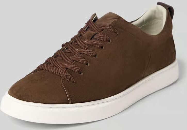 CG – CLUB of GENTS Sneakers van echt leer in velourslook model 'Uwin'