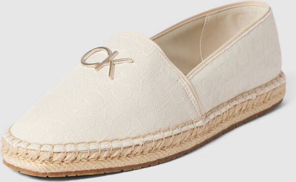 CK Calvin Klein Espadrilles met labelapplicatie