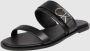 Calvin Klein Sandalen Flat Sandal in zwart - Thumbnail 1