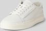 Calvin Klein Eenvoudige Vetersneakers White Heren - Thumbnail 4