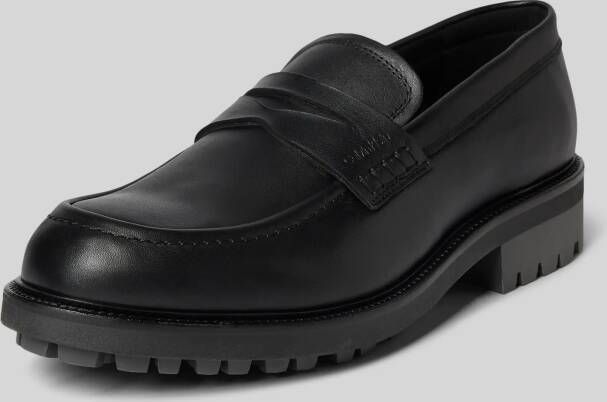 CK Calvin Klein Leren mocassins met schachtbrug model 'MOCCASIN'