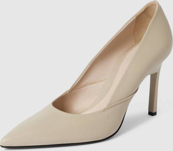 CK Calvin Klein Pumps van leer met puntig model