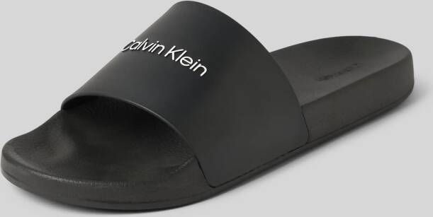 Calvin Klein Rubberen Zwembadsandalen Lente Zomer Collectie Black Heren - Foto 13
