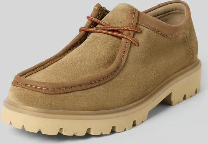 Clarks Bootsschoenen van gecoat leer model 'Cleyhill'