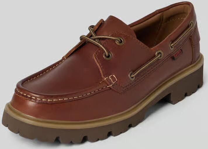 Clarks Bootsschoenen van gecoat leer model 'Cleyhill'