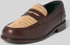 Clarks Instappers van gecoat leer model 'CraftJames'