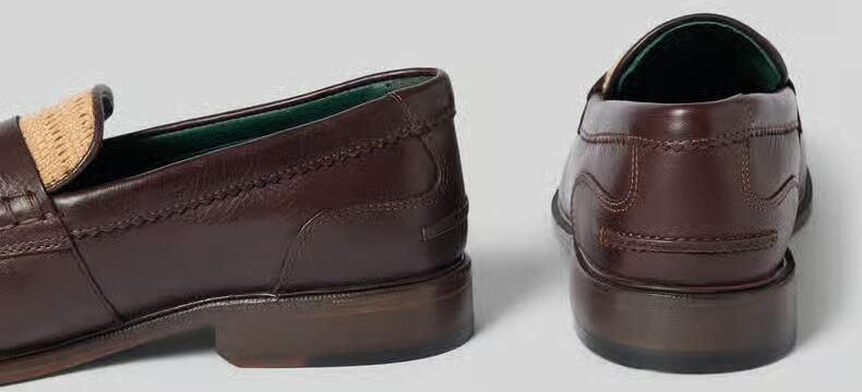 Clarks Instappers van gecoat leer model 'CraftJames' - Foto 2