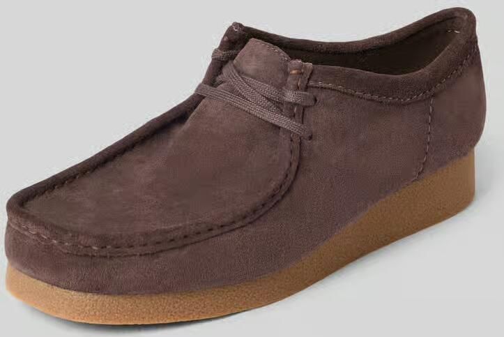 Clarks Mocassins van echt leer model 'Wallabee'