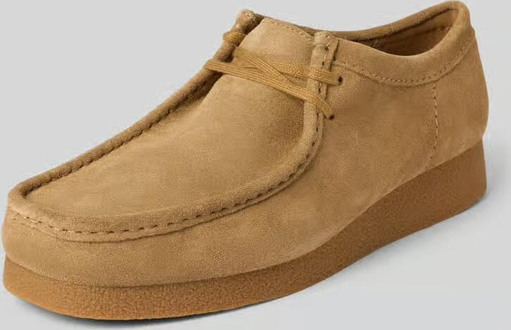 Clarks Mocassins van leer met rubberzool model 'Wallabee Evo'