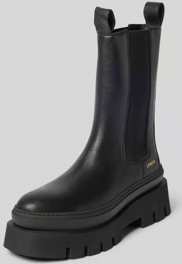 Copenhagen Shoes Stijlvolle Chelsea Boots met plateauzool Black Dames - Foto 3
