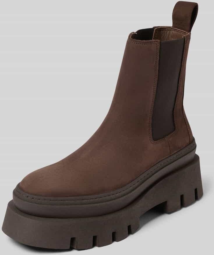 Copenhagen Shoes Bruine Leren Enkellaarzen voor Vrouwen - Foto 4