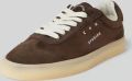 Copenhagen Leren sneakers met Labelprint Model 'CPH433' - Donkerbruin