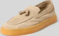 Copenhagen Loafers van echt leer met gladde zool