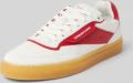 Copenhagen Sneakers met labeldetail - Kersenrood