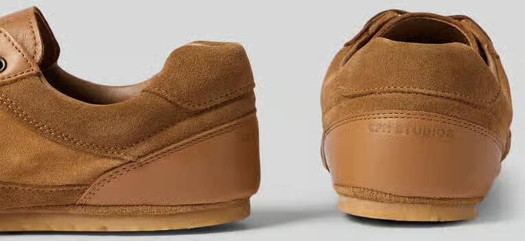 Copenhagen sneakers van leer met labelprintdetails - Foto 2
