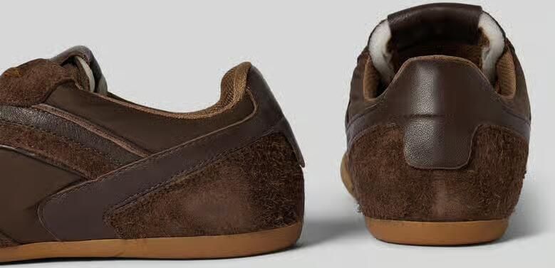 Copenhagen Sneakers van leermix met reliëflogo - Foto 2