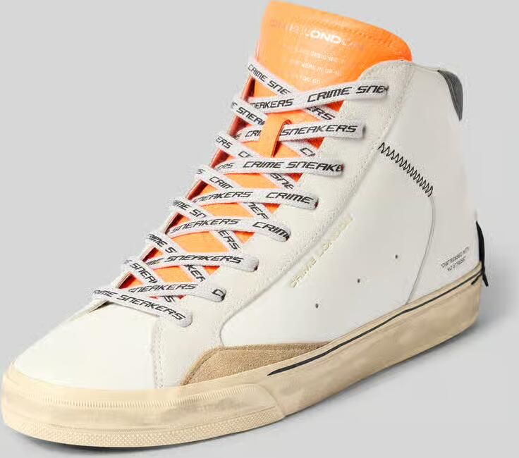 Crime London High top sneakers in distressed look