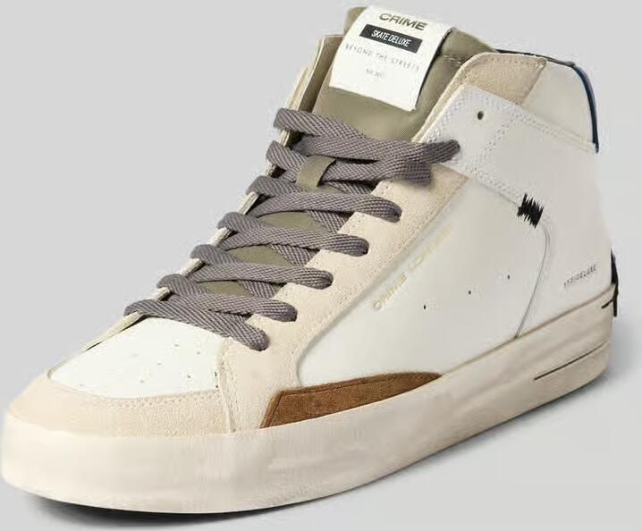 Crime London High top sneakers met labelprint model 'SK8 DELUXE'