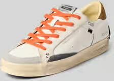 Crime London Sneakers met contrastgarnering