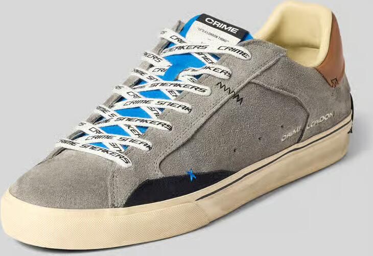 Crime London Sneakers met merkdetails