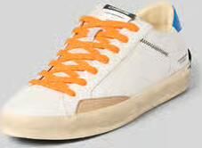 Crime London sneakers met vetersluiting Model 'DISTRESSED'