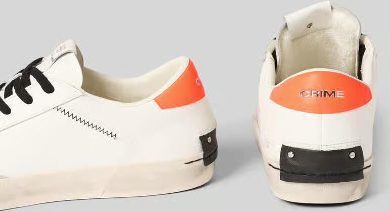 Crime London Sneakers van Leer met Looney Tunes -print - Foto 2