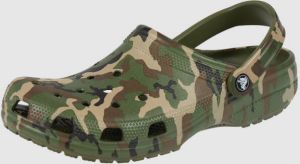 Crocs Clogs met camouflagemotief