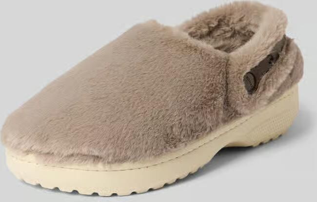 Crocs Instappers met imitatiebont