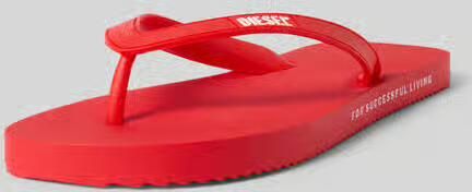 Diesel Teenslippers met labeldetail