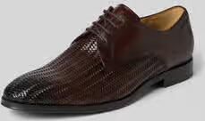 Digel Derby van leer in vlechtlook model 'Salvo'