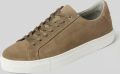 Digel Leren sneakers met labeldetail model 'Summer' - Groen