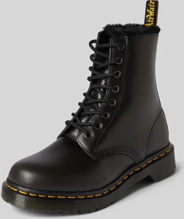 Dr. Martens Boots van echt leer met labeldetail model 'Serena'