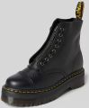 Dr. Martens boots van leer met ritssluiting model 'SINCLAIR' - Zwart