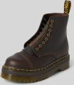 Dr. Martens boots van leer met ritssluiting model 'Sinclair' - Donkerbruin