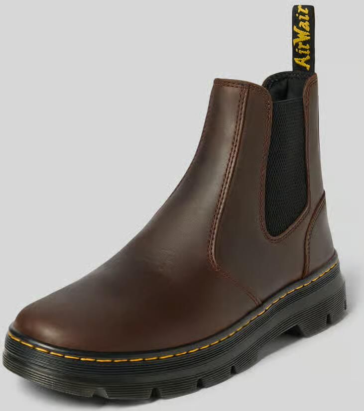 Dr. Martens Chelsea boots van echt leer met labelpatch