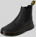 Dr. Martens chelsea boots van echt leer met siernaad - Zwart