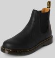 Dr. Martens chelsea boots van echt leer met siernaad - Zwart