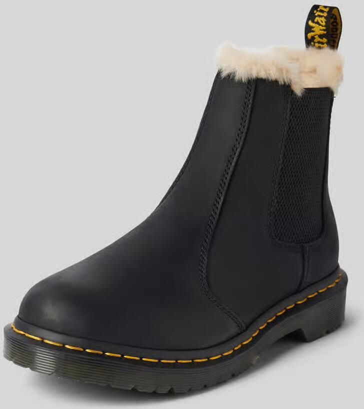 Dr. Martens Chelsea boots van leer met binnenvoering model 'Leonore'